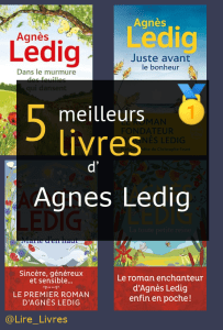 Livres d’ Agnès Ledig