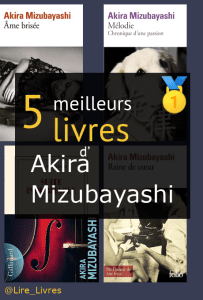 Livres d’ Akira Mizubayashi