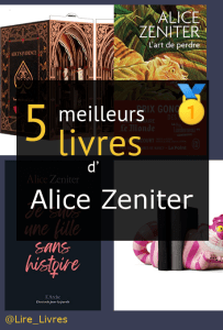 Livres d’ Alice Zeniter