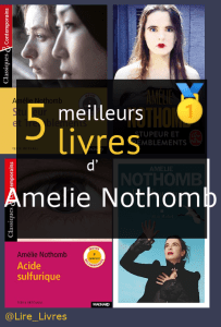 Livres d’ Amélie Nothomb