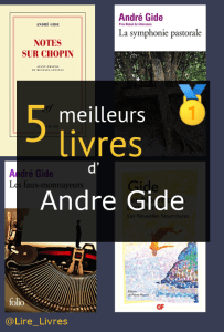 Livres d’ André Gide