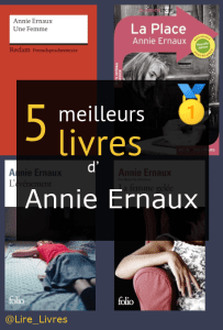 Livres d’ Annie Ernaux