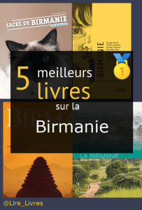 Livres sur la Birmanie