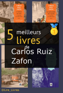 Livres de Carlos Ruiz Zafón