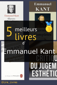 Livres d’ Emmanuel Kant