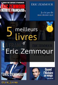 Livres d’ Eric Zemmour