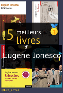 Livres d’ Eugène Ionesco