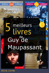 Livres de Guy de Maupassant
