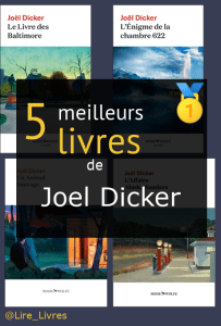 Livres de Joël Dicker