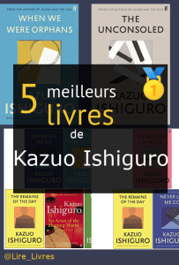 Livres de Kazuo Ishiguro
