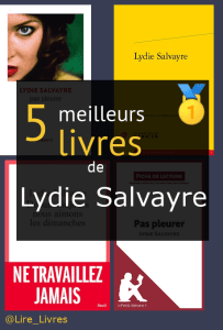 Livres de Lydie Salvayre