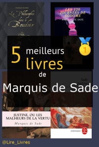 Livres de Marquis de Sade