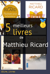 Livres de Matthieu Ricard