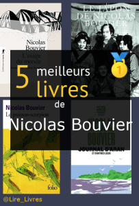 Livres de Nicolas Bouvier