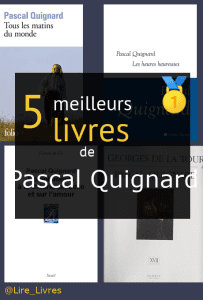 Livres de Pascal Quignard