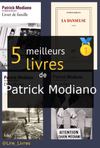 Livres de Patrick Modiano