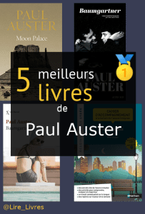 Livres de Paul Auster