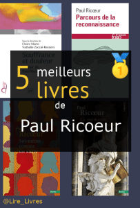 Livres de Paul Ricoeur