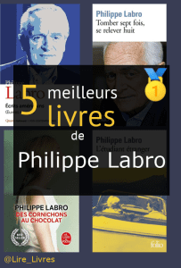 Livres de Philippe Labro