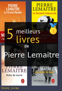 Livres de Pierre Lemaitre