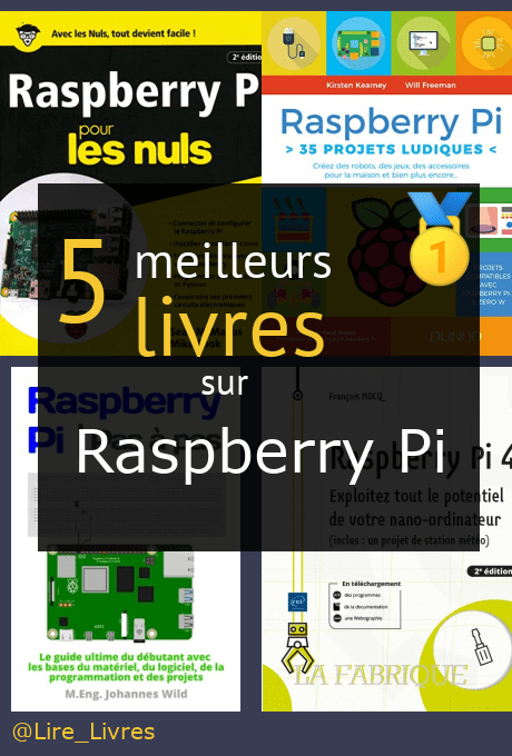 ≡ Les meilleurs livres sur Raspberry Pi →【Comparatif 2026】