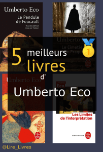 Livres d’ Umberto Eco