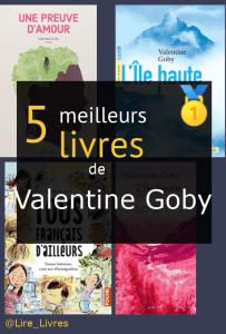 Livres de Valentine Goby