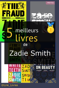 Livres de Zadie Smith