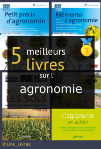 Livres sur l’ agronomie