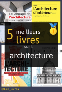 Livres sur l’ architecture