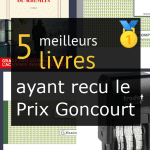 Livres  ayant reçu le Prix Goncourt