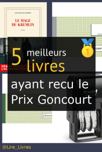 Livres  ayant reçu le Prix Goncourt