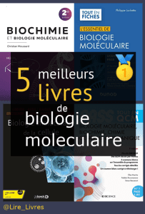 Livres de biologie moléculaire