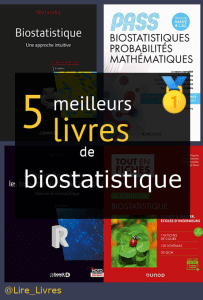 Livres de biostatistique