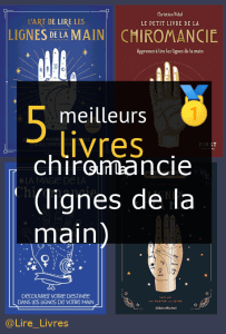 Livres sur la chiromancie (lignes de la main)