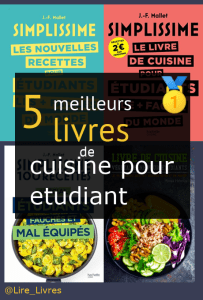 Livres de cuisine pour étudiant