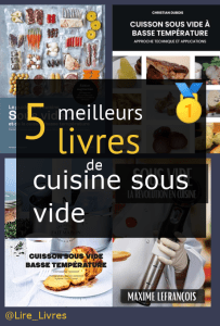 Livres de cuisine sous vide