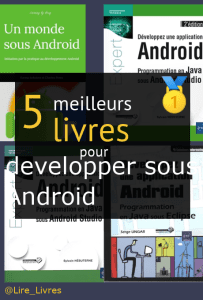 Livres pour développer sous Android