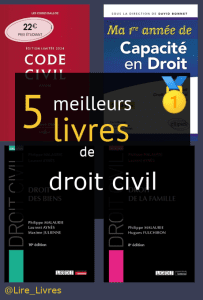 Livres de droit civil