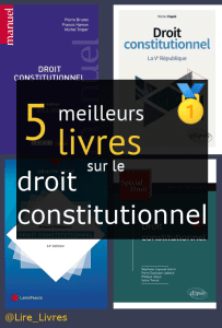 Livres sur le droit constitutionnel