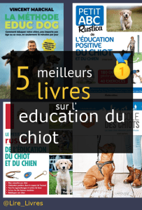 Livres sur l’ éducation du chiot