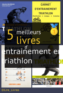 Livres d’ entraînement en triathlon