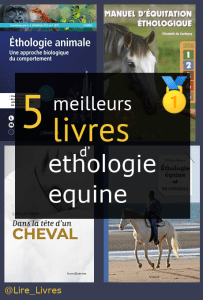 Livres d’ éthologie équine