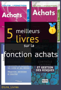 Livres sur la fonction achats