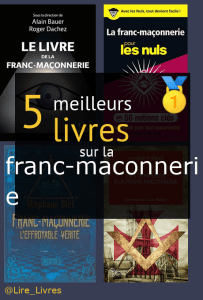 Livres sur la franc-maçonnerie