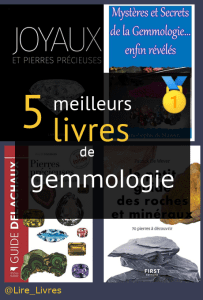 Livres de gemmologie