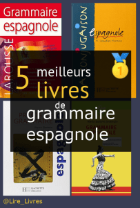 Livres de grammaire espagnole