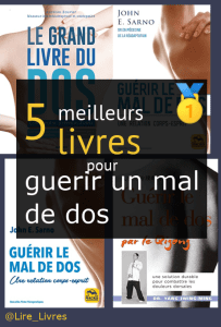 Livres pour guérir un mal de dos