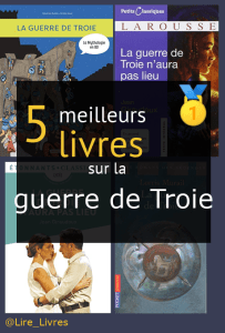 Livres sur la guerre de Troie