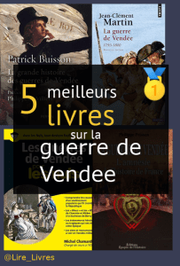 Livres sur la guerre de Vendée